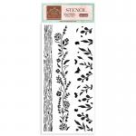 Stamperia Create Happiness Welcome Home Collection Stencil - Nature [KSTDL77]