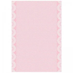 Stamperia Day Dream Collection A4 Rice Paper - Texture Pink [DFSA4683]