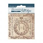 Stamperia Day Dream Collection Decorative Chips - Clock [SCB125]