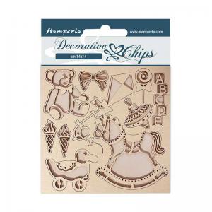 Stamperia Day Dream Collection Decorative Chips - Kite [SCB126]