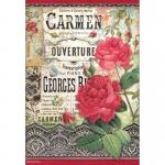 Stamperia Desire Collection A4 Rice Paper - Carmen Ouverture [DFSA4718]