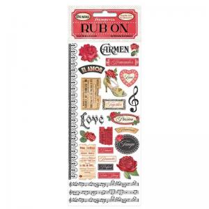 Stamperia Desire Collection Rub Ons [DFLRB05]