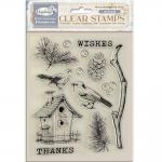 Stamperia Dewdrops Collection - Clear Stamp Set - Bird Nest [WTK206]