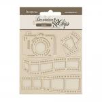 Stamperia Dewdrops Collection - Decorative Chips - Art Of Photography [SCB247]