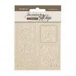Stamperia Dewdrops Collection - Decorative Chips - Stamps [SCB246]