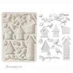 Stamperia Dewdrops Collection - Silicone Mould - Nests & Birds [KACMA546]