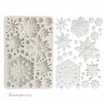 Stamperia Dewdrops Collection - Silicone Mould - Snowflakes [KACMA545]