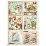 Stamperia Garden Collection - A4 Rice Paper - 6 Cards [DFSA4870]