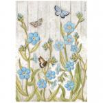 Stamperia Garden House Collection A4 Rice Paper - Butterfly [DFSA4667]