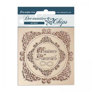 Stamperia Garden House Collection Decorative Chips - Frames [SCB120]