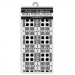Stamperia Gear Up For Christmas Collection - Media Stencil - Fabric Pattern [KSTDL-97]