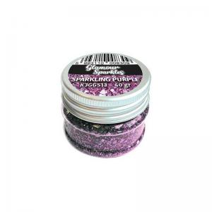 Stamperia Glamour Sparkles - Sparkling Purple