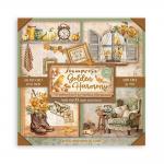 Stamperia Golden Harmony Collection - 8" x 8" Maxi Paper Pad [SBBSXB05] - ON SALE!