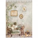 Stamperia Golden Harmony Collection - A4 Rice Paper - Chair [DFSA4945] - ON SALE!