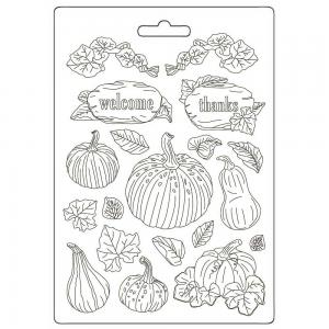 Stamperia Golden Harmony Collection - Maxi Mould - Pumpkins [K3PTA4582]