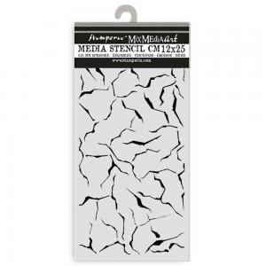 Stamperia Golden Harmony Collection - Media Stencil - Crackle [KSTDL-101]