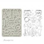 Stamperia Golden Harmony Collection - Silicone Mould - Keys, Handles & Locks [KACMA537]