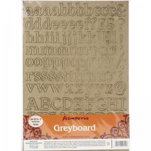 Stamperia Greyboard - Alphabet [KLSPDA402]