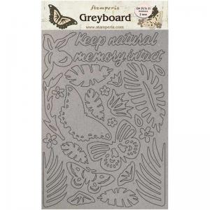 Stamperia Greyboard - Amazonia - Butterflies [KLSPDA422]
