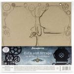 Stamperia Greyboard Cuts & Scraps - Sea Diver [KLSPD003]