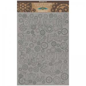 Stamperia Greyboard Cuts & Scraps - Sir Vagabond - Sentiments [KLSPDA416]