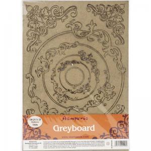 Stamperia Greyboard - Frames & Rounds [KLSPDA401]