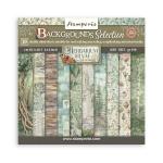 Stamperia Herbarium Silvae Collection - 8" x 8" Backgrounds Selection [SBBS136]