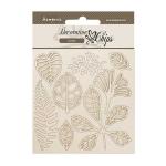 Stamperia Herbarium Silvae Collection - Decorative Chips - Leaves [SCB279]