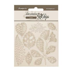 Stamperia Herbarium Silvae Collection - Decorative Chips - Leaves [SCB279]