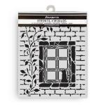 Stamperia Herbarium Silvae Collection - Media Stencil - Country Window [KSTD195]