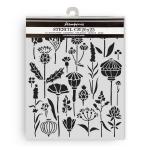 Stamperia Herbarium Silvae Collection - Media Stencil - Herbarium [KSTD193]