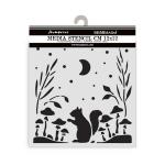Stamperia Herbarium Silvae Collection - Media Stencil - Squirrel [KSTDS66]