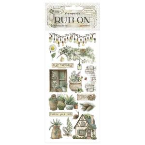 Stamperia Herbarium Silvae Collection - Rub On - Cottage [DFLRB209]