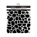 Stamperia Hidden Grove Collection - Media Stencil - Stone Pattern [KSTDS30]