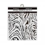 Stamperia Hidden Grove Collection - Media Stencil - Wood Pattern [KSTDS29]