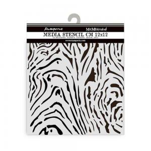 Stamperia Hidden Grove Collection - Media Stencil - Wood Pattern [KSTDS29]