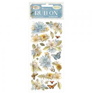 Stamperia Hidden Grove Collection - Rub On - Flowers & Butterflies [DFLRB148]