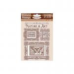 Stamperia High Definition Stamp Set - Atelier Des Arts - Nature Is Art Frames [WTKCC200]