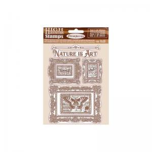 Stamperia High Definition Stamp Set - Atelier Des Arts - Nature Is Art Frames [WTKCC200]