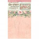 Stamperia House Of Roses Collection - A6 Rice Paper Backgrounds [DFSAK6039]