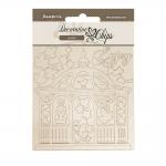 Stamperia House Of Roses Collection - Decorative Chips - Gazebo [SCB259]