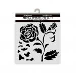Stamperia House Of Roses Collection - Media Stencil - Big Rose [KSTDS36]