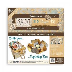 Stamperia Klimt Collection 12" x 12" 3D Paper Kit [SBPOP07]
