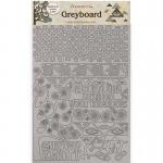 Stamperia Klimt Collection Greyboard - Tree Pattern [KLSPDA446]