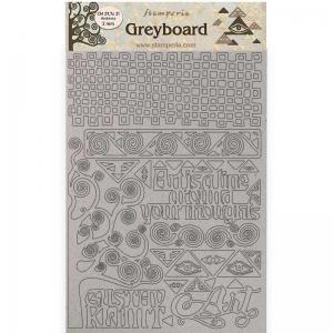 Stamperia Klimt Collection Greyboard - Tree Pattern [KLSPDA446]