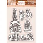 Stamperia Lady Vagabond Lifestyle Collection High Definition Stamp Set - Air Ship [WTKCC206]