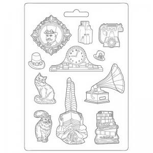 Stamperia Lady Vagabond Lifestyle Collection MaxiMould - Cats [K3PTA4520]