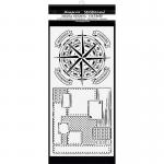 Stamperia Lady Vagabond Lifestyle Collection Media Stencil - Compass [KSTDL53]