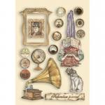 Stamperia Lady Vagabond Lifestyle Collection Wooden Shapes - Cat [KLSP114]