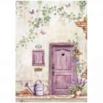 Stamperia Lavender Collection - A4 Rice Paper - Door [DFSA4886]
